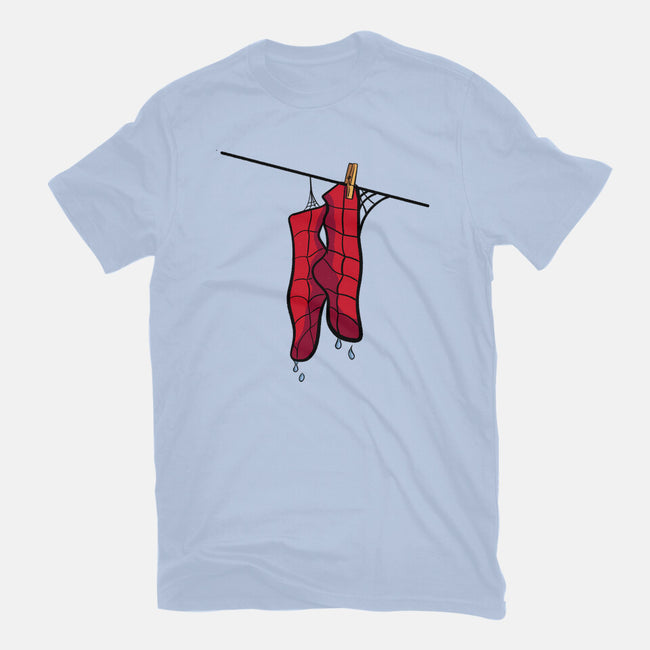 Spider Laundry Day-Mens-Basic-Tee-nickzzarto