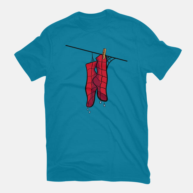 Spider Laundry Day-Mens-Basic-Tee-nickzzarto