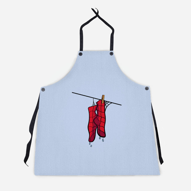 Spider Laundry Day-Unisex-Kitchen-Apron-nickzzarto