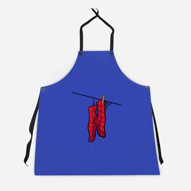 Spider Laundry Day-Unisex-Kitchen-Apron-nickzzarto