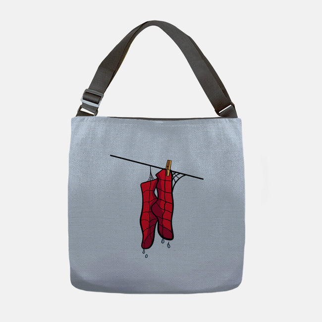 Spider Laundry Day-None-Adjustable Tote-Bag-nickzzarto