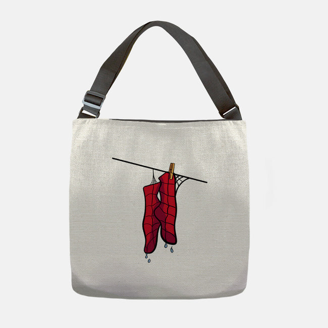 Spider Laundry Day-None-Adjustable Tote-Bag-nickzzarto