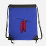 Spider Laundry Day-None-Drawstring-Bag-nickzzarto
