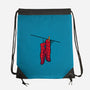 Spider Laundry Day-None-Drawstring-Bag-nickzzarto