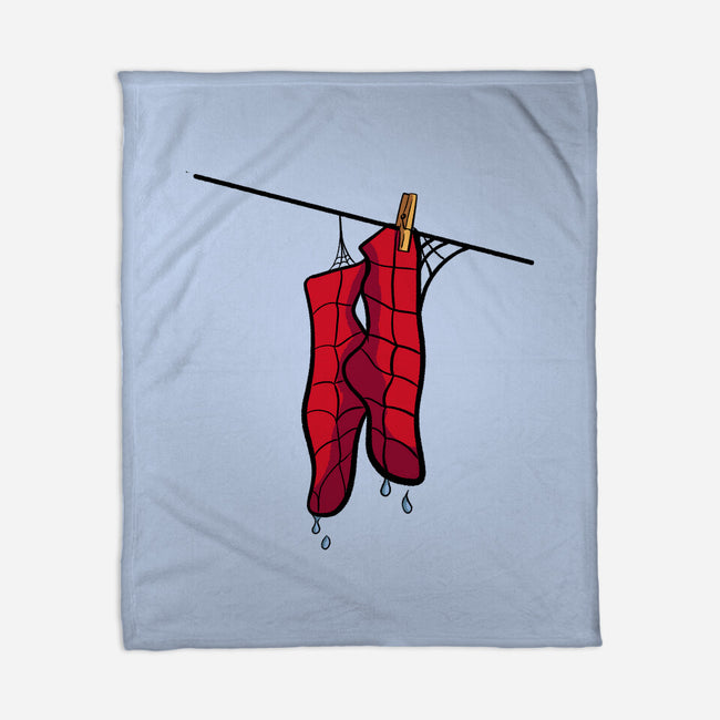 Spider Laundry Day-None-Fleece-Blanket-nickzzarto