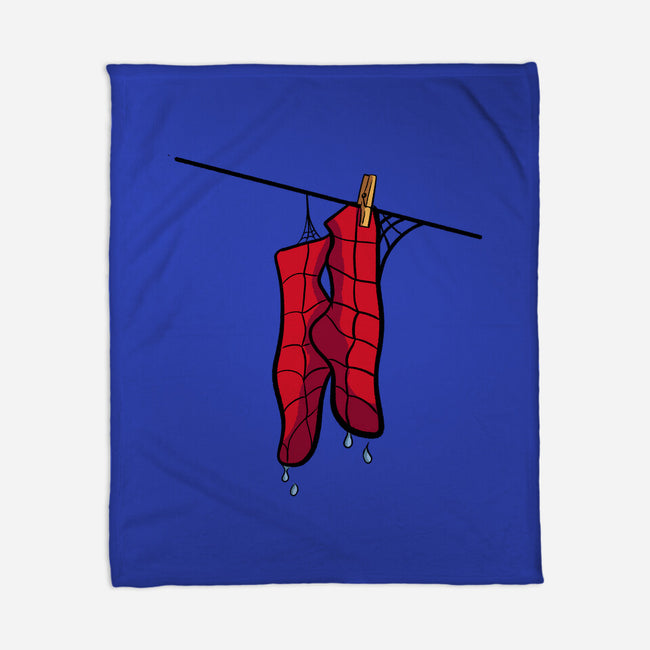 Spider Laundry Day-None-Fleece-Blanket-nickzzarto