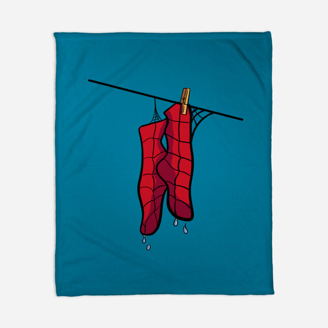 Spider Laundry Day-None-Fleece-Blanket-nickzzarto