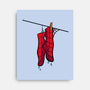 Spider Laundry Day-None-Stretched-Canvas-nickzzarto