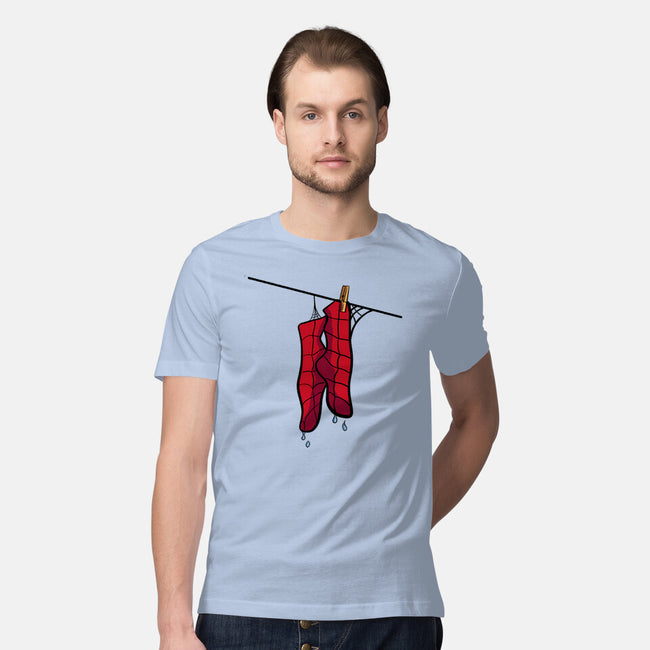 Spider Laundry Day-Mens-Premium-Tee-nickzzarto