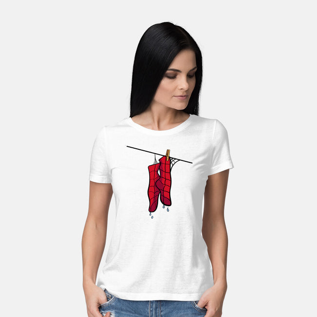 Spider Laundry Day-Womens-Basic-Tee-nickzzarto