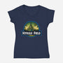 Hyrule Field-Womens-V-Neck-Tee-dandingeroz