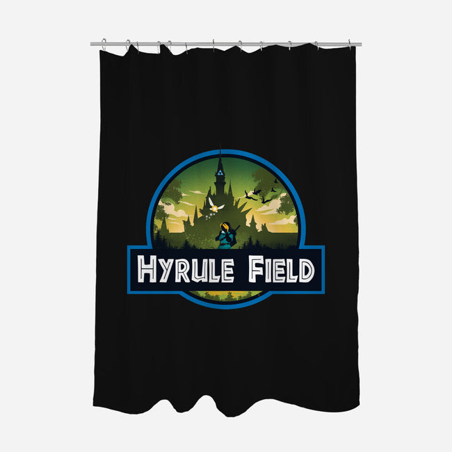 Hyrule Field-None-Polyester-Shower Curtain-dandingeroz