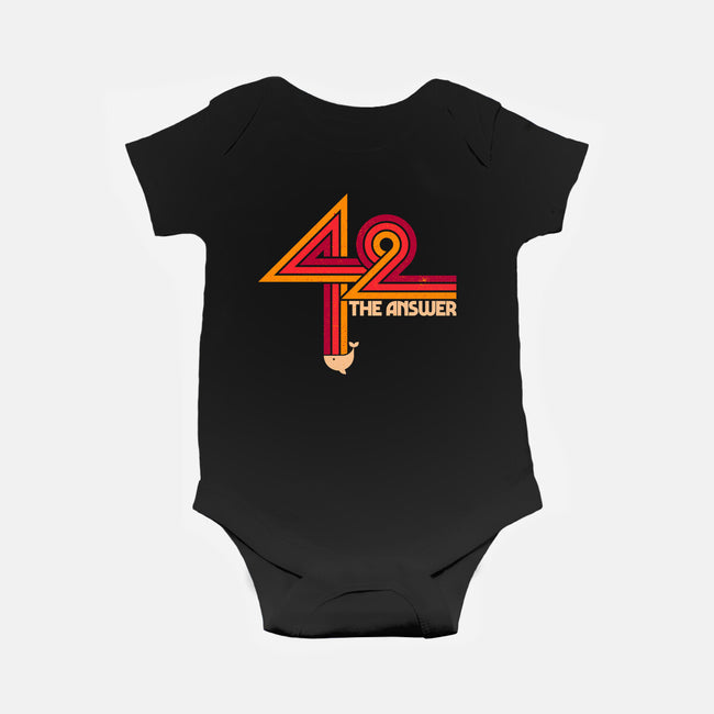 42 Is The Ultimate Answer-Baby-Basic-Onesie-sachpica