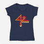 42 Is The Ultimate Answer-Womens-V-Neck-Tee-sachpica