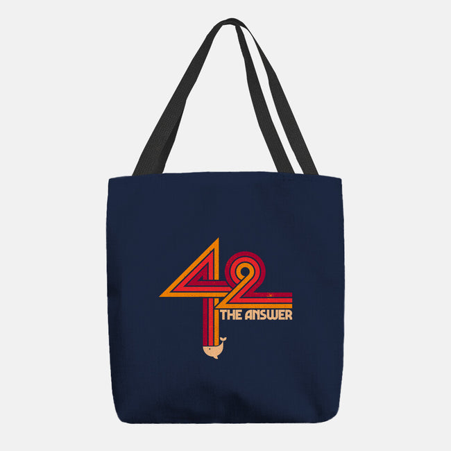 42 Is The Ultimate Answer-None-Basic Tote-Bag-sachpica
