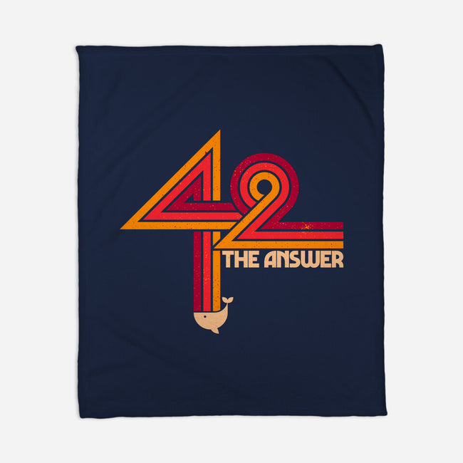 42 Is The Ultimate Answer-None-Fleece-Blanket-sachpica