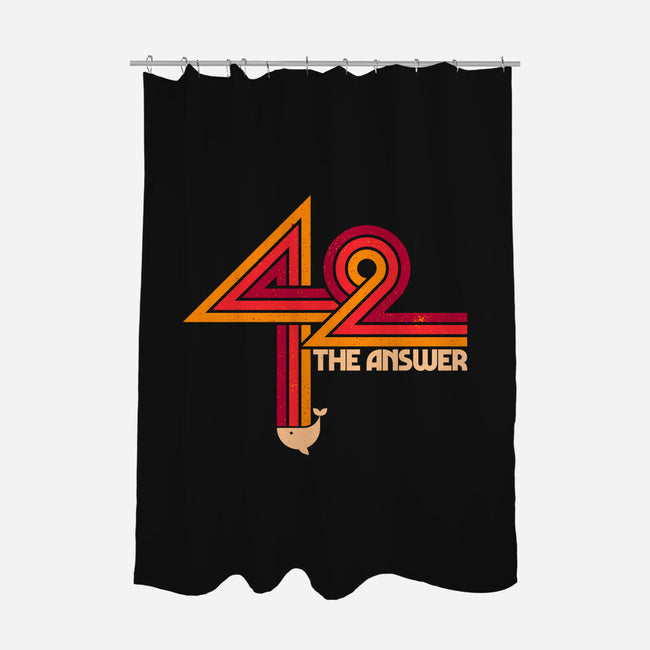 42 Is The Ultimate Answer-None-Polyester-Shower Curtain-sachpica