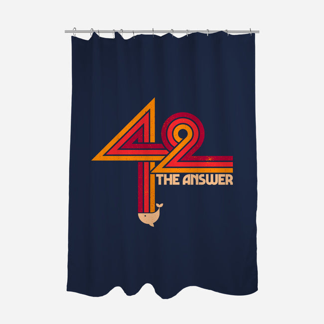 42 Is The Ultimate Answer-None-Polyester-Shower Curtain-sachpica