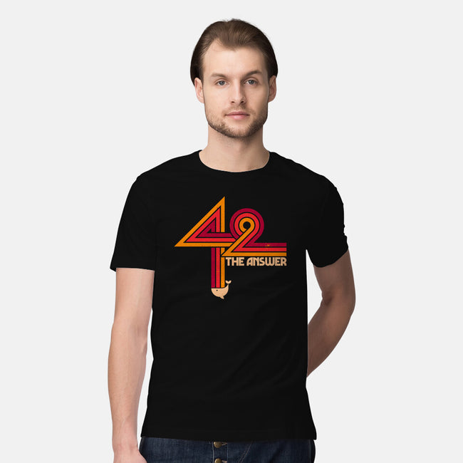 42 Is The Ultimate Answer-Mens-Premium-Tee-sachpica