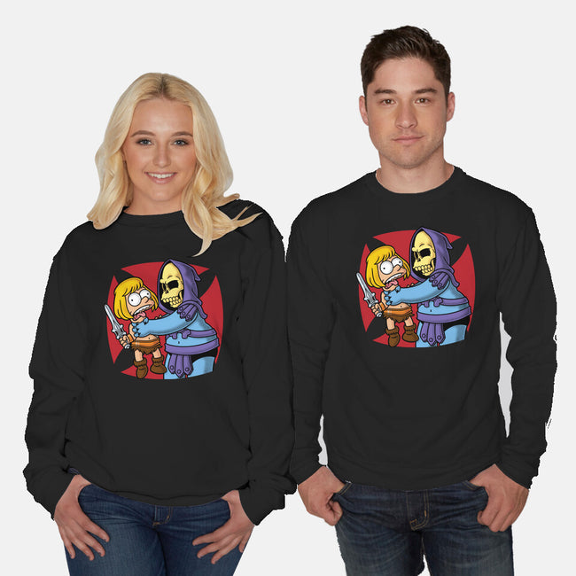 Why You Little Adam-Unisex-Crew Neck-Sweatshirt-Barbadifuoco