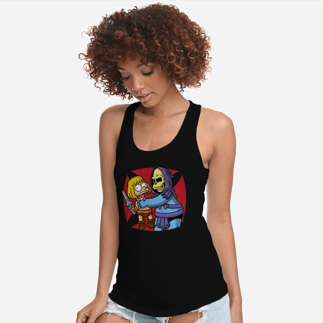Why You Little Adam-Womens-Racerback-Tank-Barbadifuoco