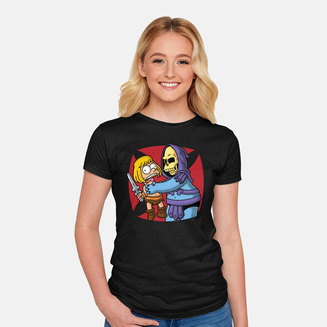 Why You Little Adam-Womens-Fitted-Tee-Barbadifuoco