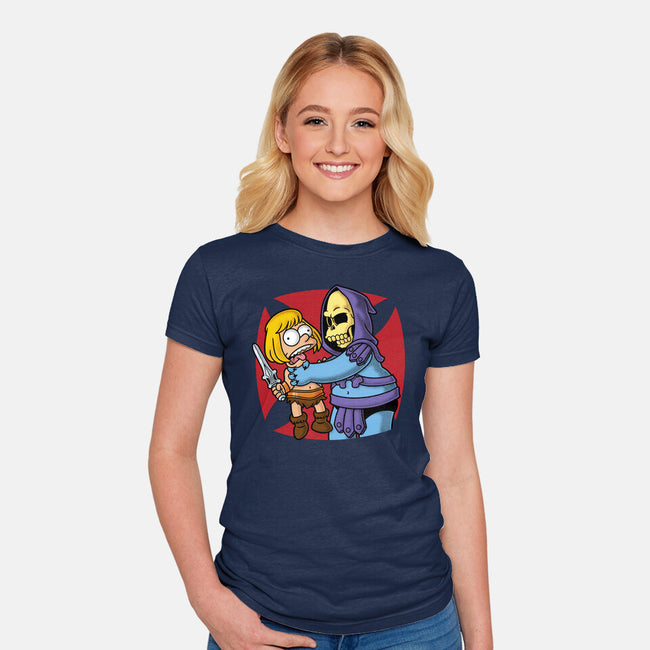 Why You Little Adam-Womens-Fitted-Tee-Barbadifuoco