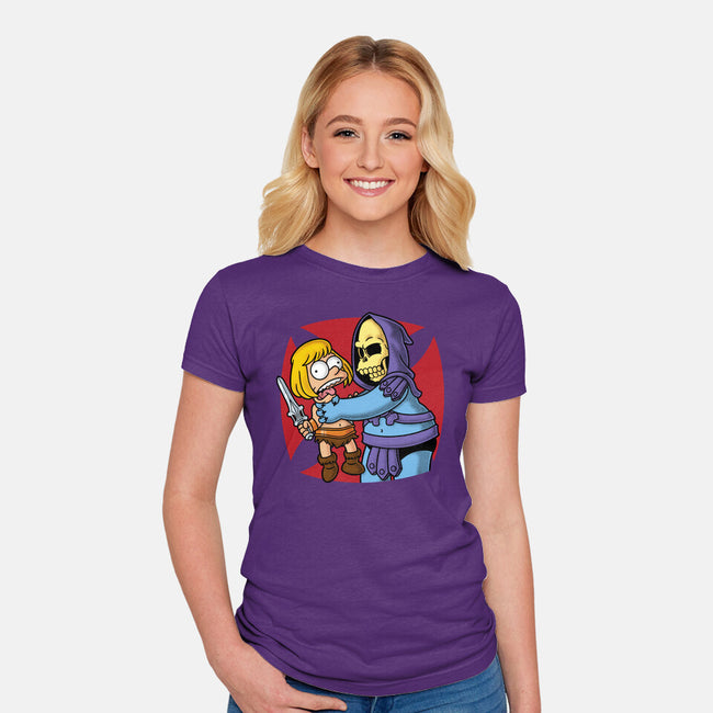Why You Little Adam-Womens-Fitted-Tee-Barbadifuoco
