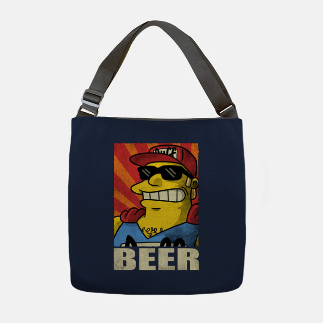 Duffman Beer-None-Adjustable Tote-Bag-Barbadifuoco