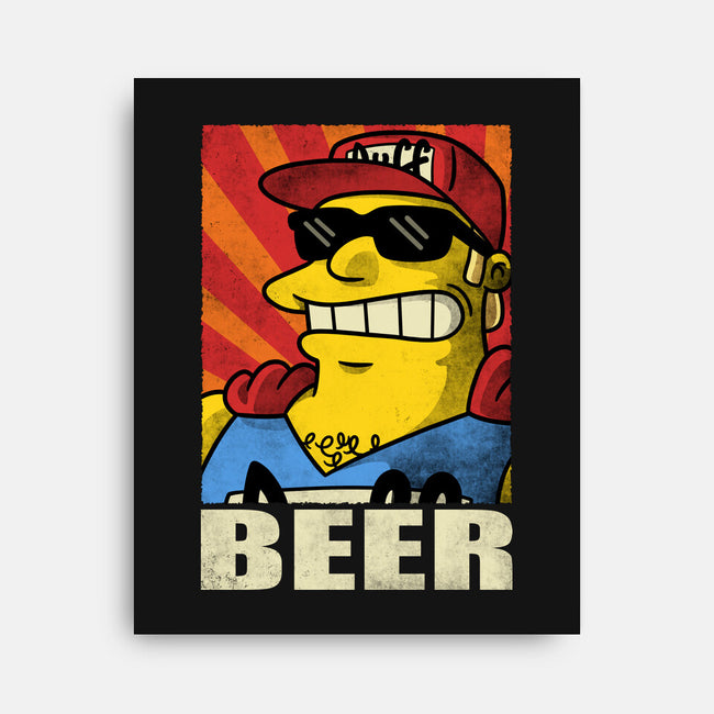 Duffman Beer-None-Stretched-Canvas-Barbadifuoco