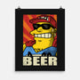 Duffman Beer-None-Matte-Poster-Barbadifuoco