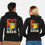 Duffman Beer-Unisex-Zip-Up-Sweatshirt-Barbadifuoco