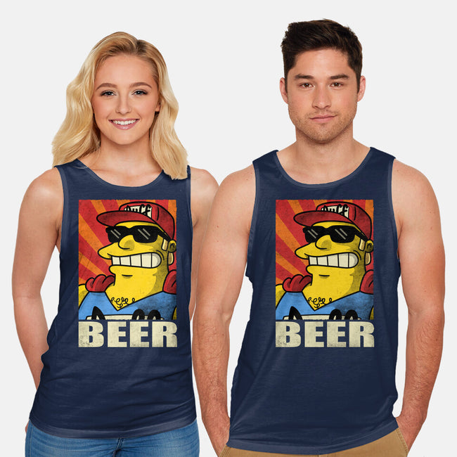 Duffman Beer-Unisex-Basic-Tank-Barbadifuoco
