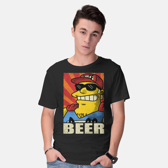 Duffman Beer-Mens-Basic-Tee-Barbadifuoco