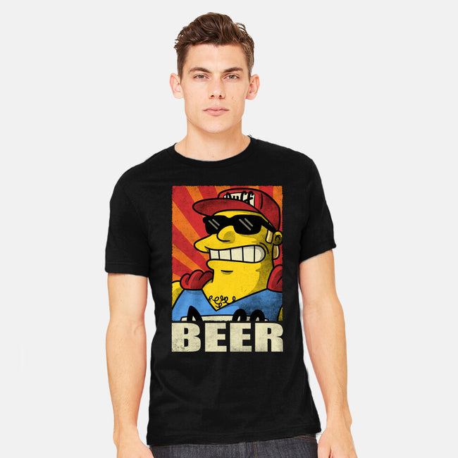 Duffman Beer-Mens-Heavyweight-Tee-Barbadifuoco