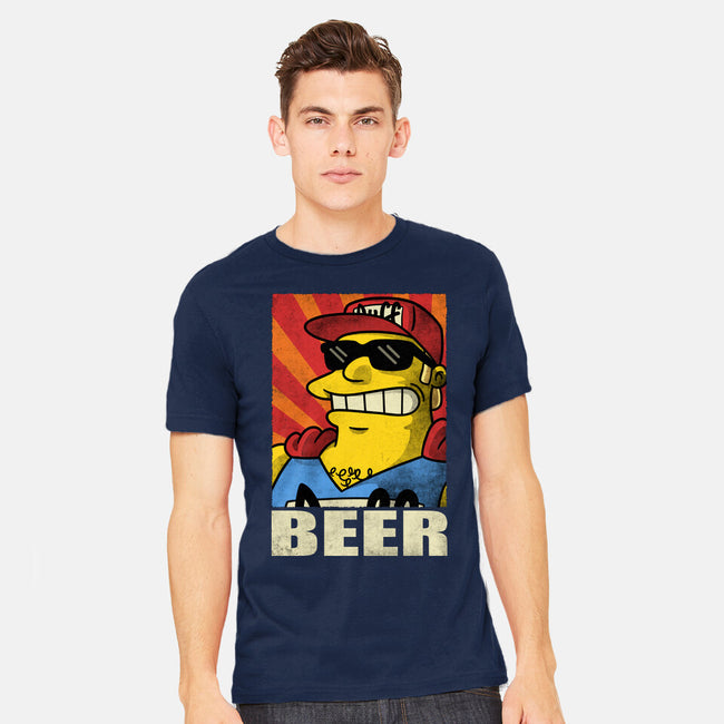 Duffman Beer-Mens-Heavyweight-Tee-Barbadifuoco