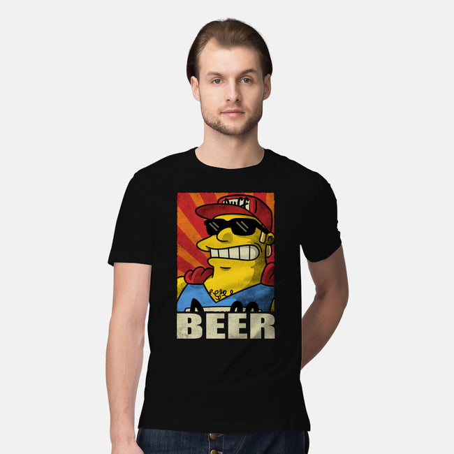 Duffman Beer-Mens-Premium-Tee-Barbadifuoco