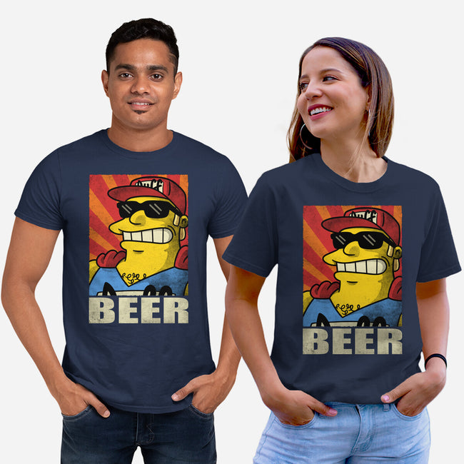 Duffman Beer-Unisex-Basic-Tee-Barbadifuoco