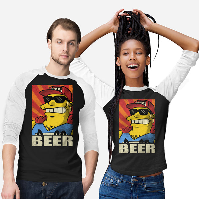Duffman Beer-Unisex-Baseball-Tee-Barbadifuoco