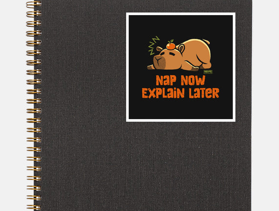 Nap Now Explain Later