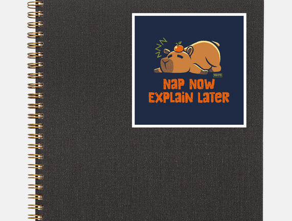 Nap Now Explain Later