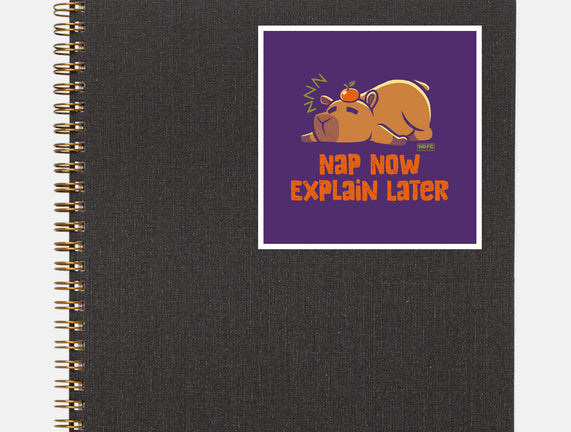 Nap Now Explain Later
