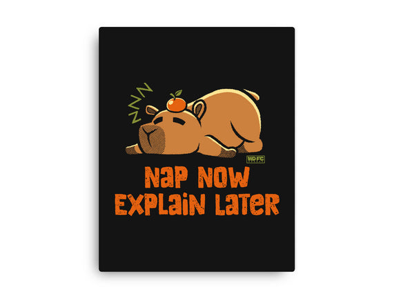 Nap Now Explain Later