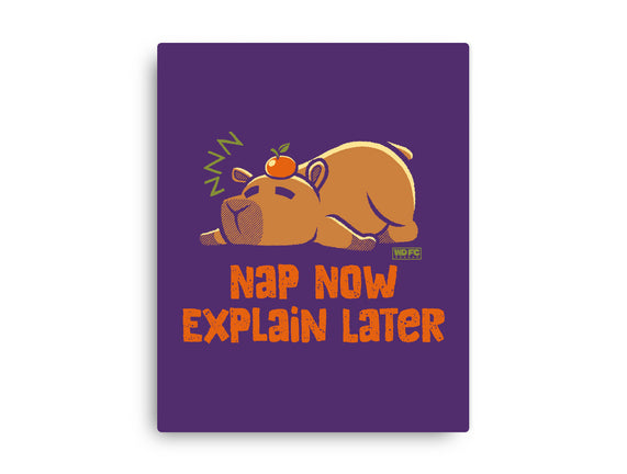Nap Now Explain Later