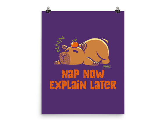 Nap Now Explain Later