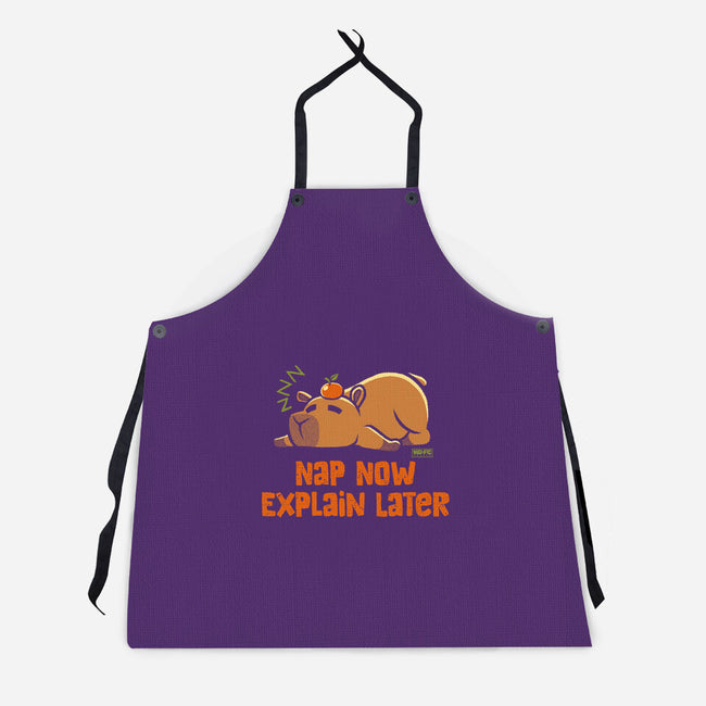 Nap Now Explain Later-Unisex-Kitchen-Apron-worlddominationforcats