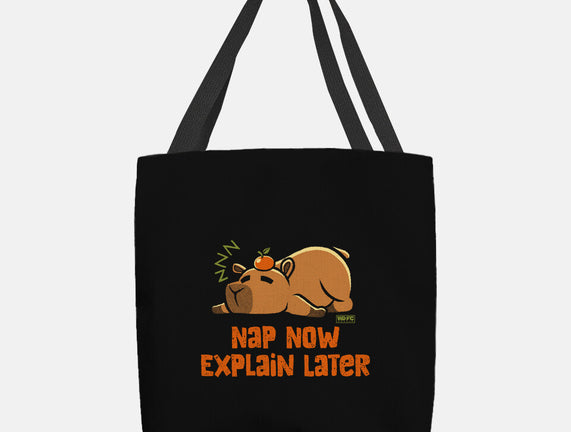 Nap Now Explain Later