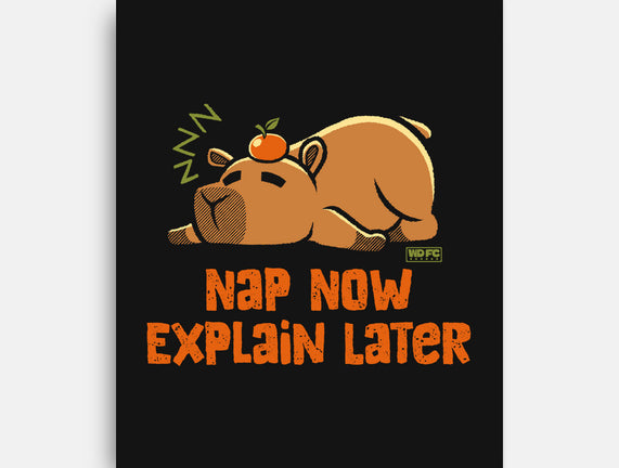 Nap Now Explain Later