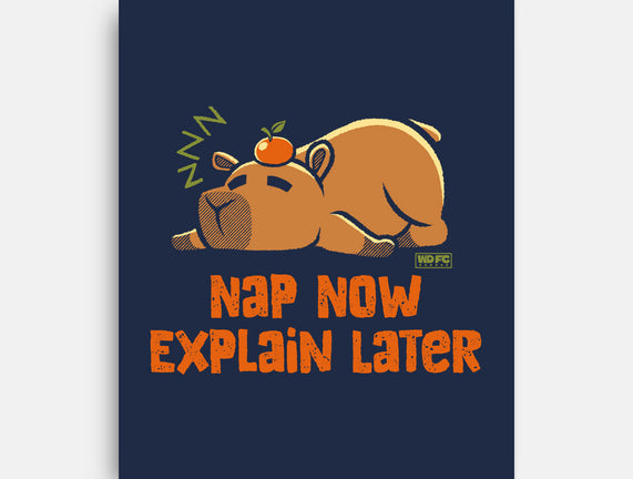 Nap Now Explain Later