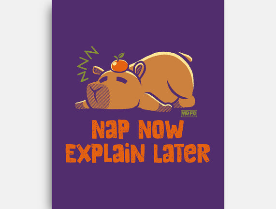 Nap Now Explain Later